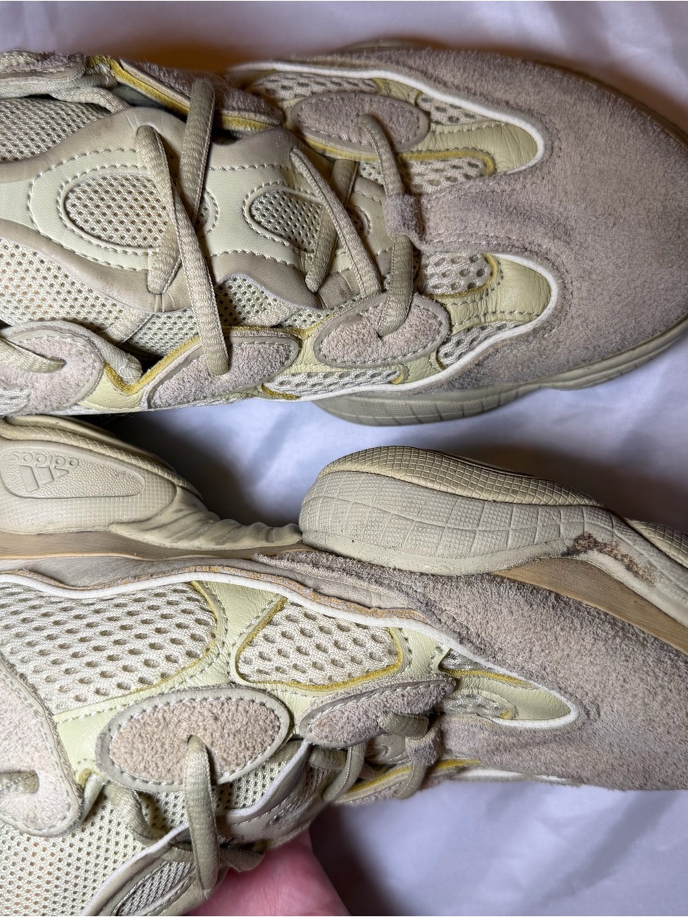 Yeezy Beige Athletic Shoes - Comfortable Everyday Wear - Picture 6 of 8